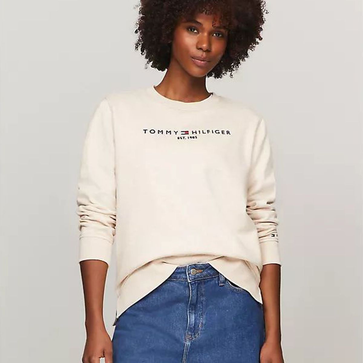 TOMMY HILFIGER - SWEATSHIRT W REG HILFIGER C-NK FLEECE SWE