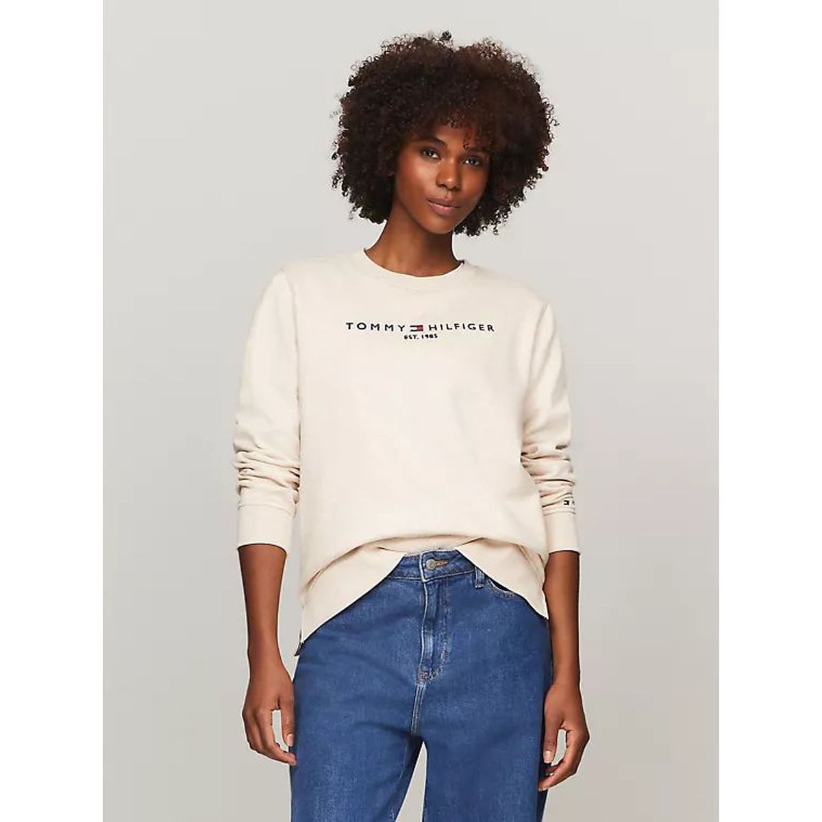 TOMMY HILFIGER - SWEATSHIRT W REG HILFIGER C-NK FLEECE SWE