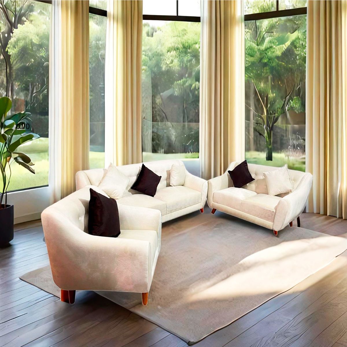 GENERICO - JUEGO DE SALA 321 MODELO VINTAGE