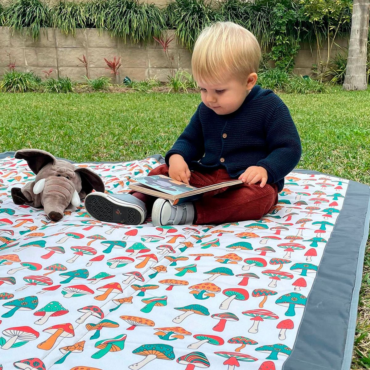 NOIA - NOIA Mat honguitos exterior plomo