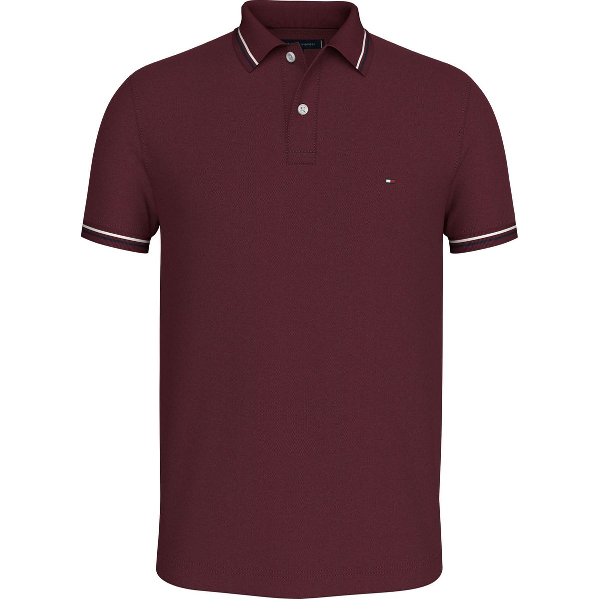 TOMMY HILFIGER - POLO M/C TIPPED SLIM FIT POLO