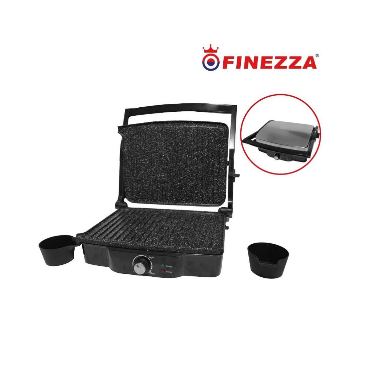 FINEZZA - Parrillera eléctrica FZ-802EG