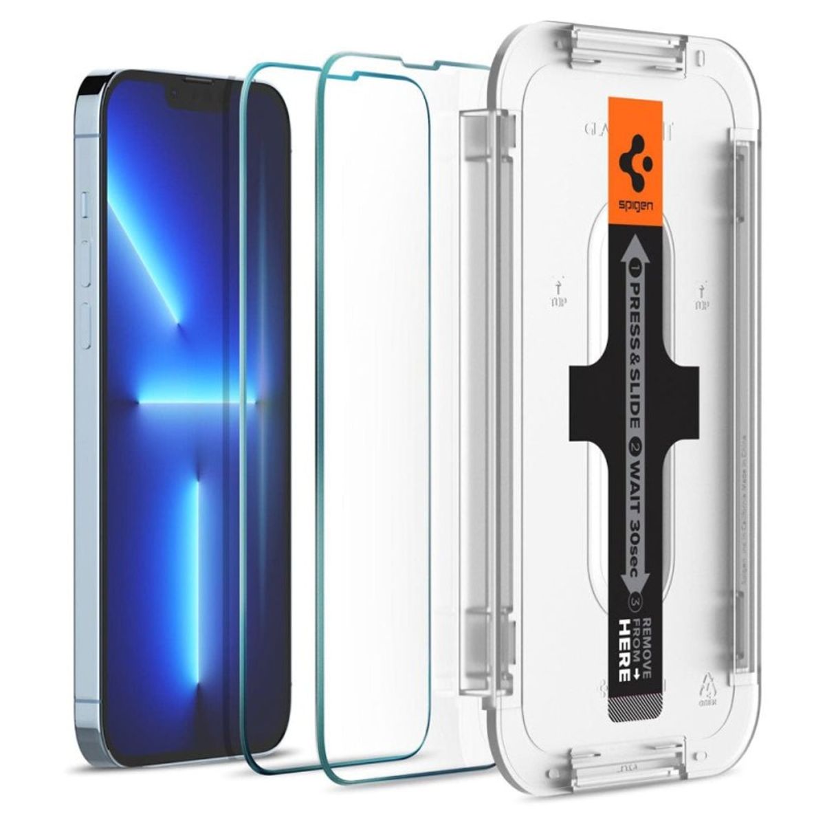 SPIGEN - Vidrio Templado Spigen Para iPhone 13 Pro Max  14 Plus 2 Und