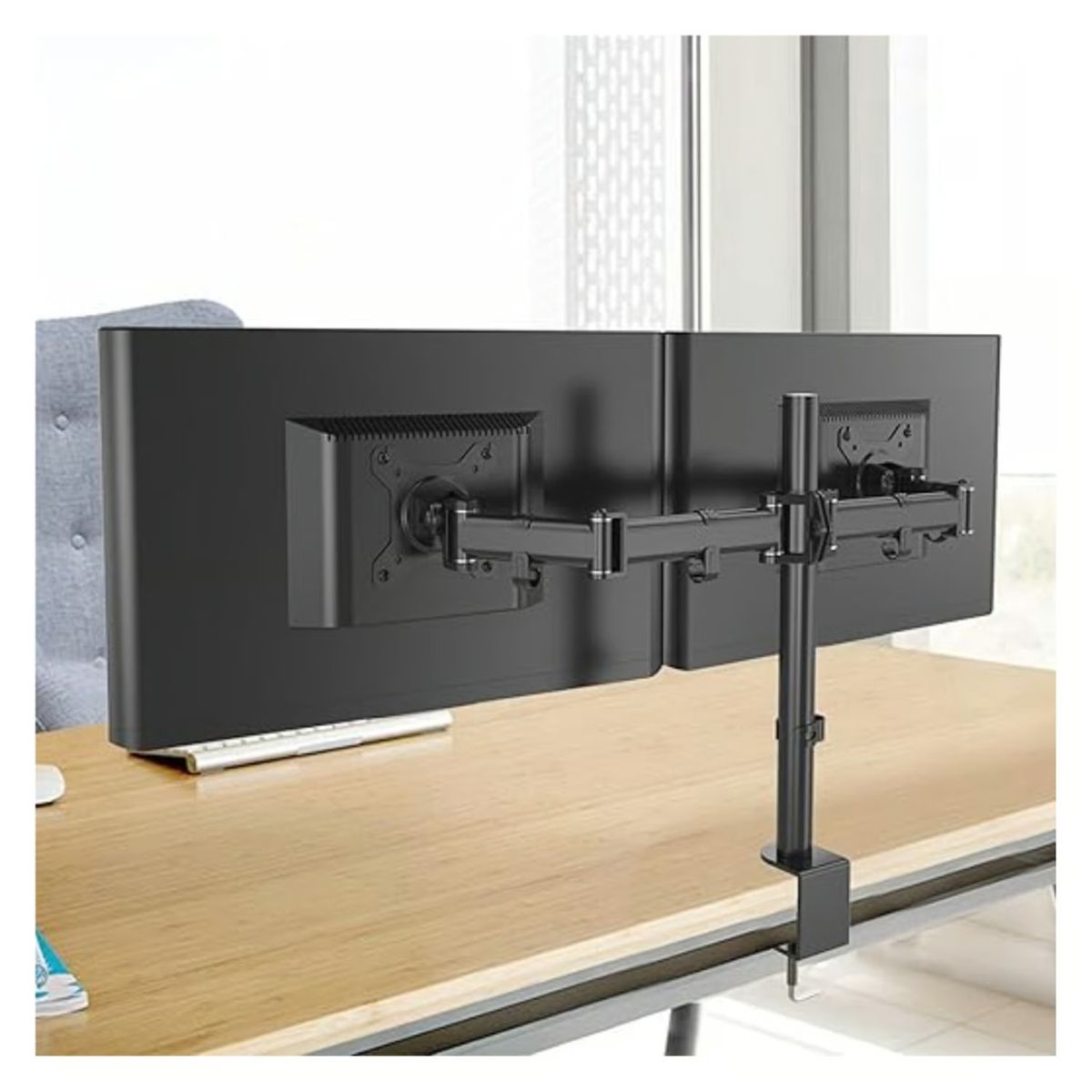 OEM - Soporte de escritorio 17 A 30 Pulgadas Rack Para 2 Monitores de acero