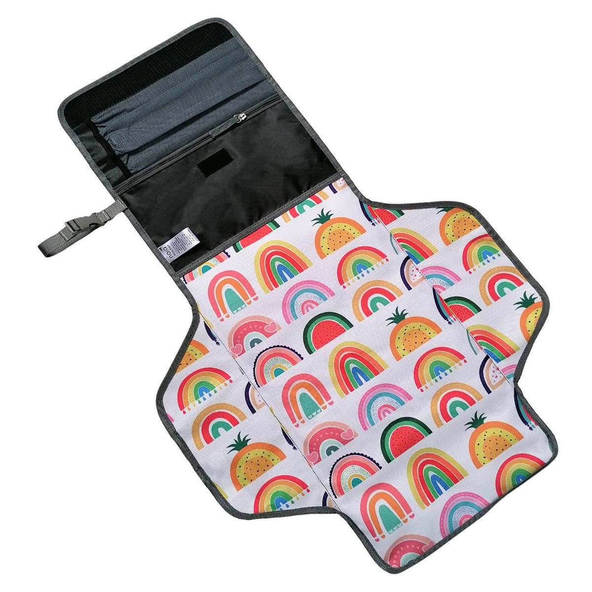 NOIA - Cambiador portátil NOIA - rainbows exterior negro