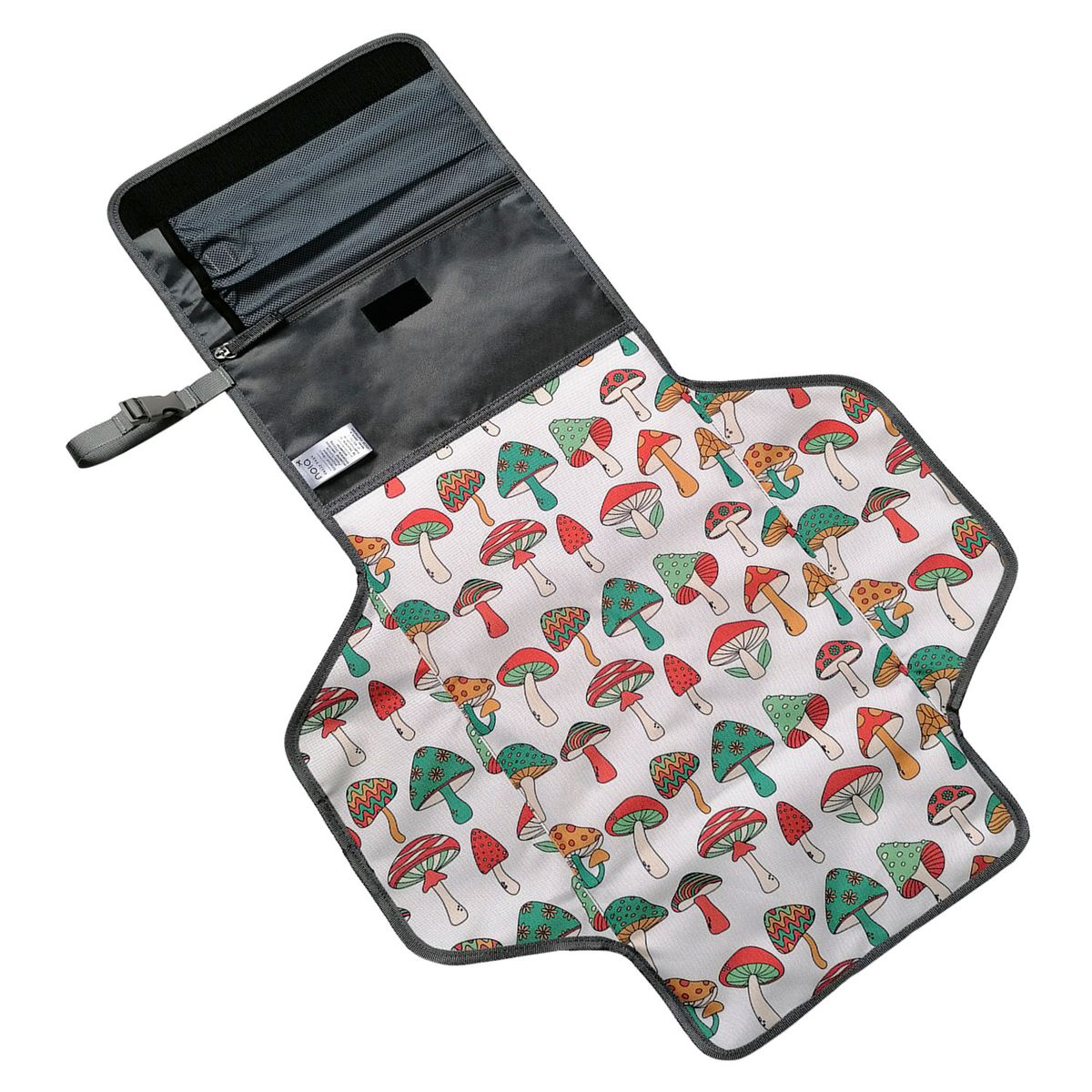 NOIA - Cambiador portátil NOIA - honguitos exterior plomo