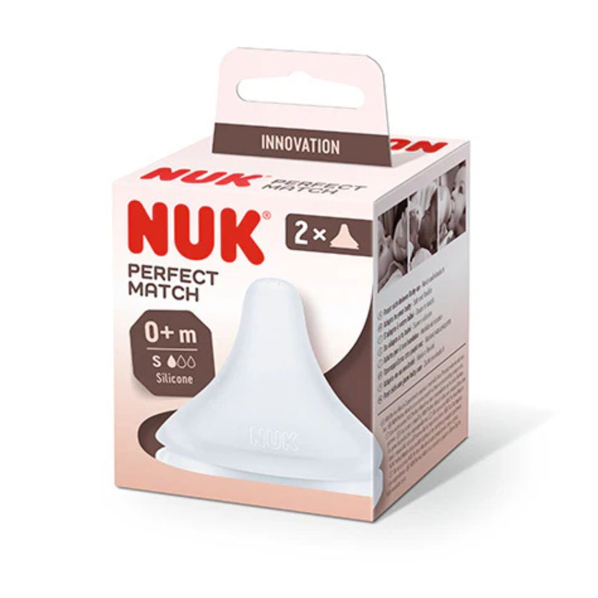 NUK - Nuk Tetina Silicona Perfect Match S Bx2