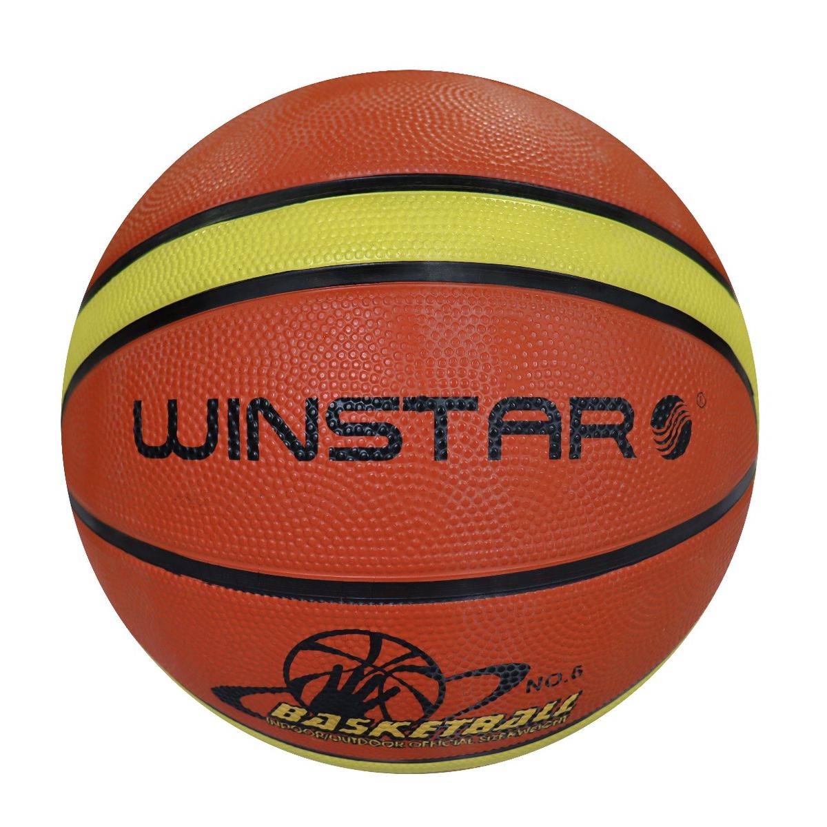 WINSTAR - Pelotas de Basket Winstar de Goma Color Marrón NÚMERO 7