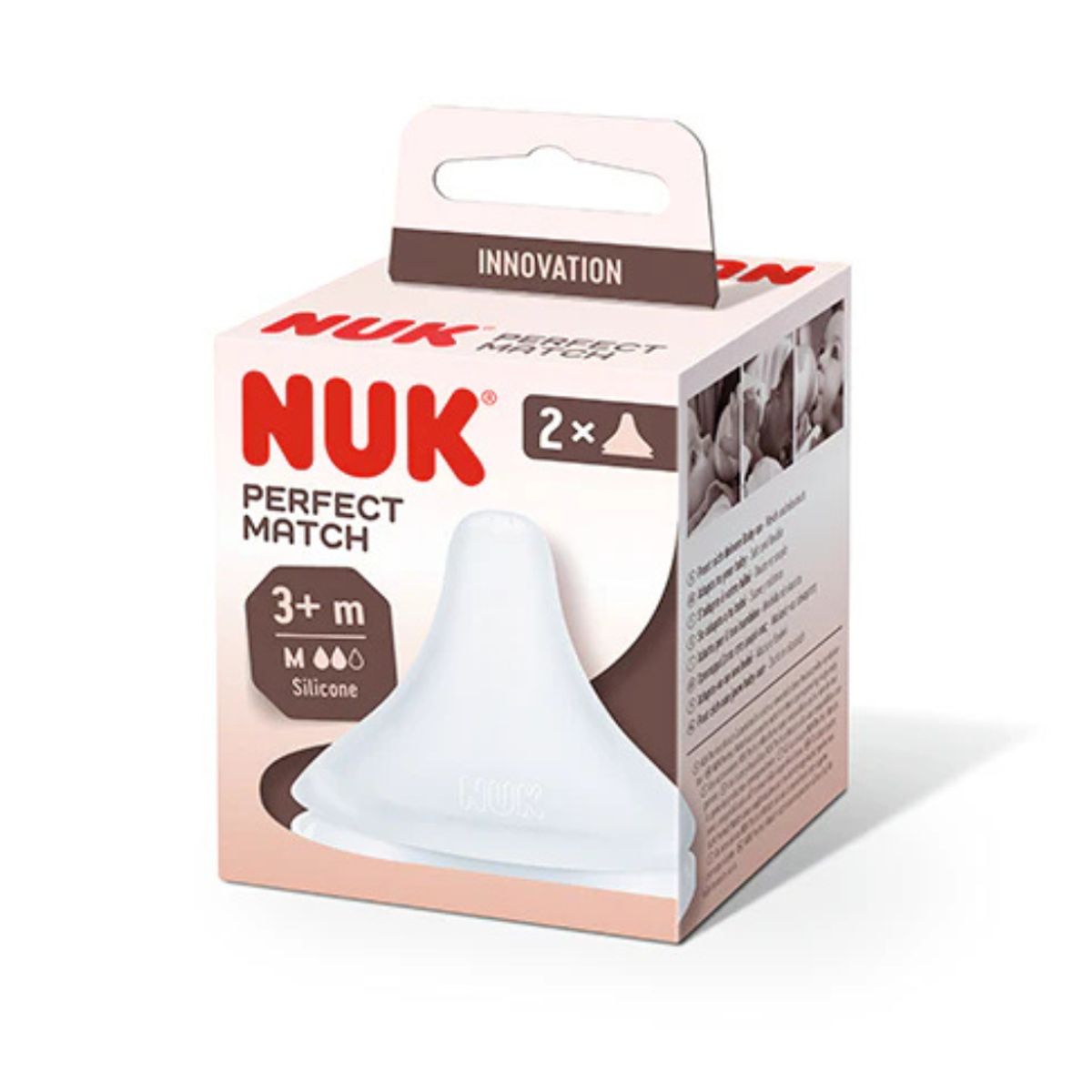 NUK - Nuk Tetina Silicona Perfect Match M Bx2