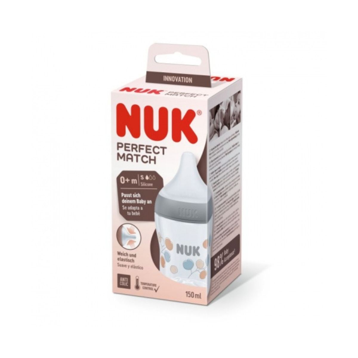 NUK - Nuk Biberón Perfect Match PP CT 150ML Ramita