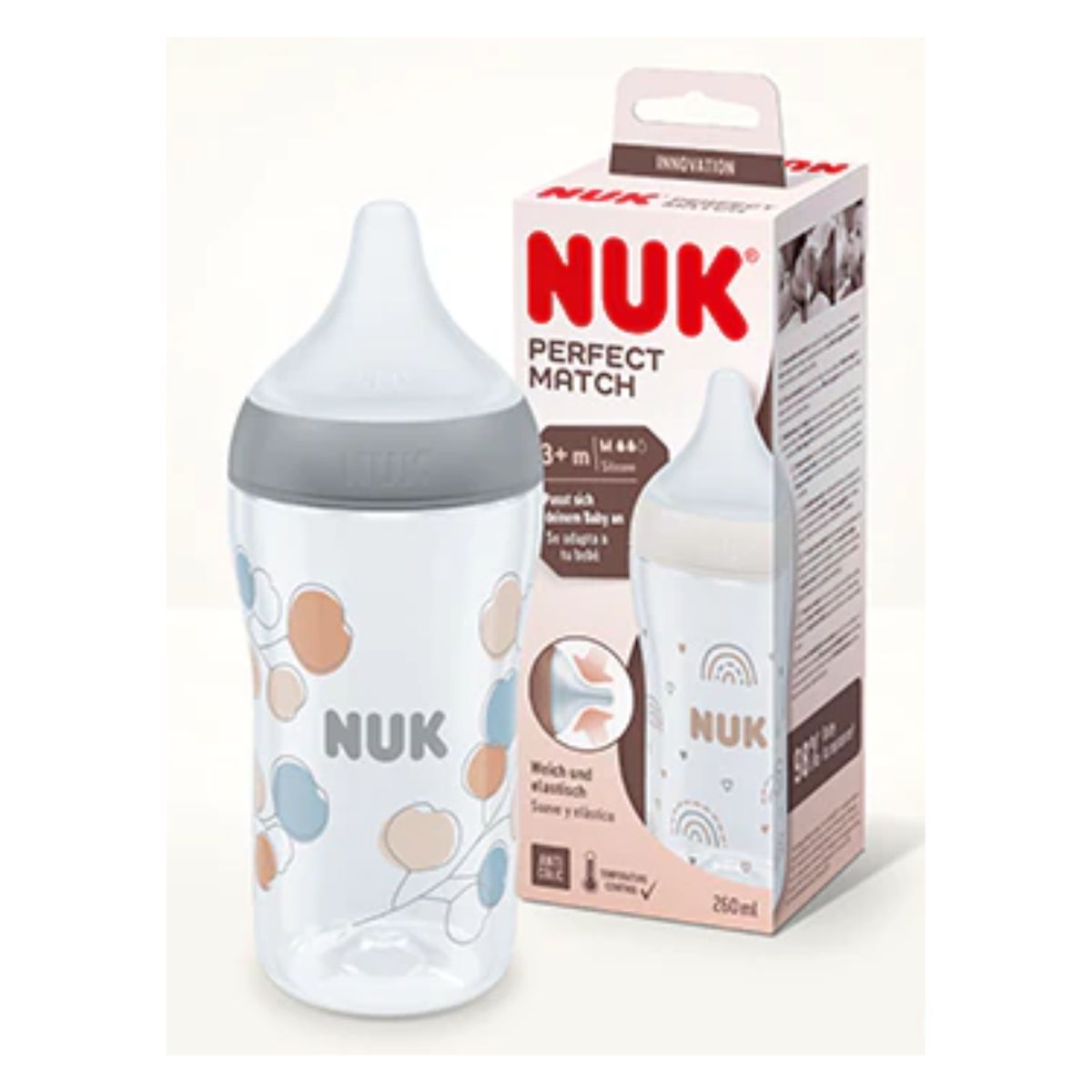NUK - Nuk Biberón Perfect Match PP CT 260ML Ramita