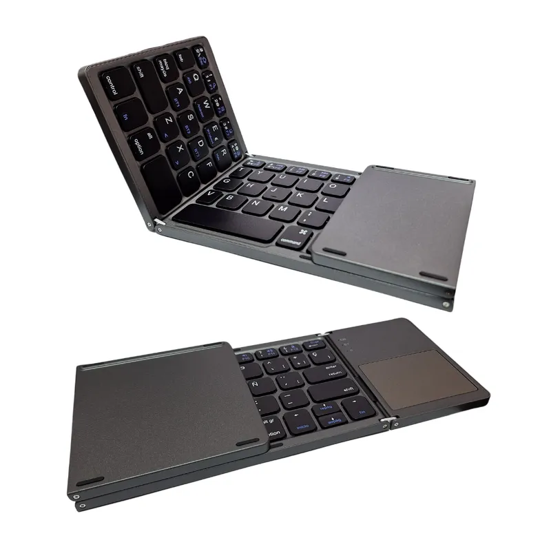 GENERICO - Teclado Bluetooth en Español con Panel Táctil ST-2025