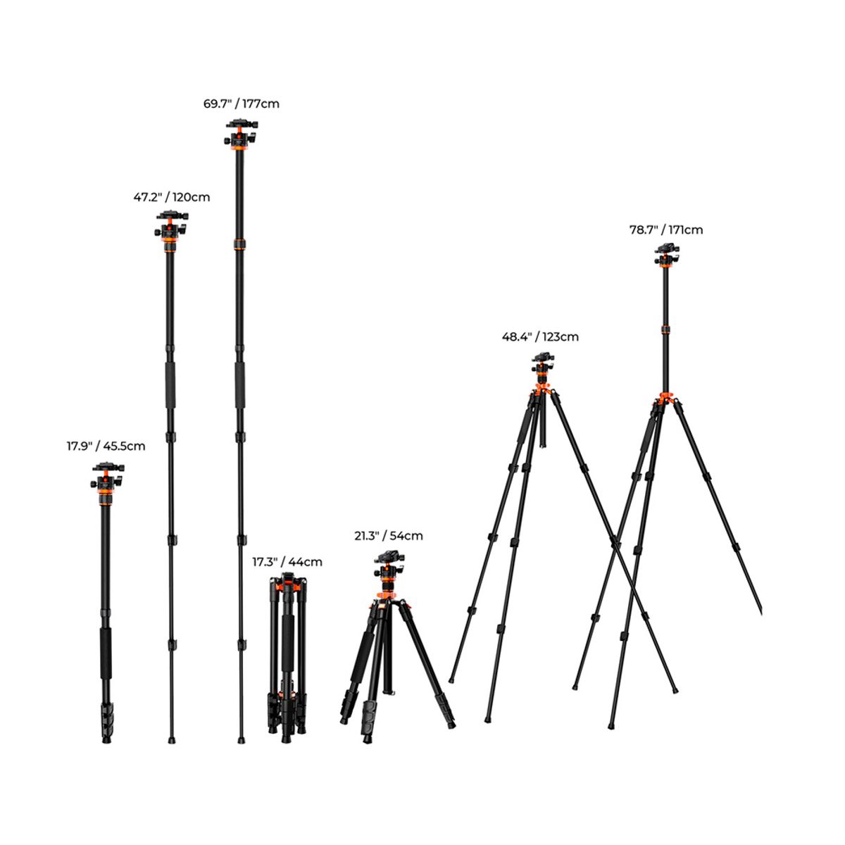 K&F CONCEPT - Tripode K&F Concept KF09089v1 - SA254M2