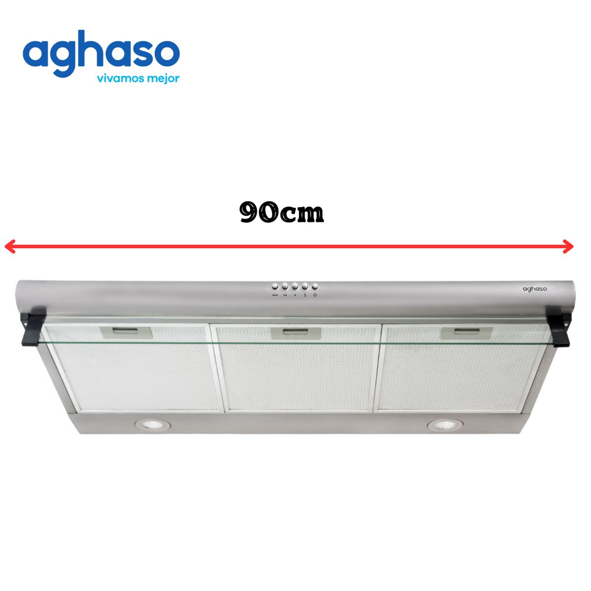 AGHASO - CAMPANA EXTRACTORA AGHASO 90 CM CAMP-AGH03