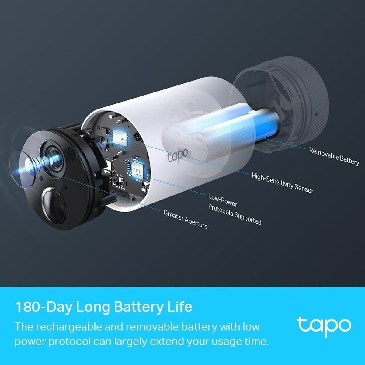 TP LINK - CAMARA DE SEGURIDAD TP-LINK TAPO C400S2 WIFI PARA PARED INTERIOR Y EXTERIOR