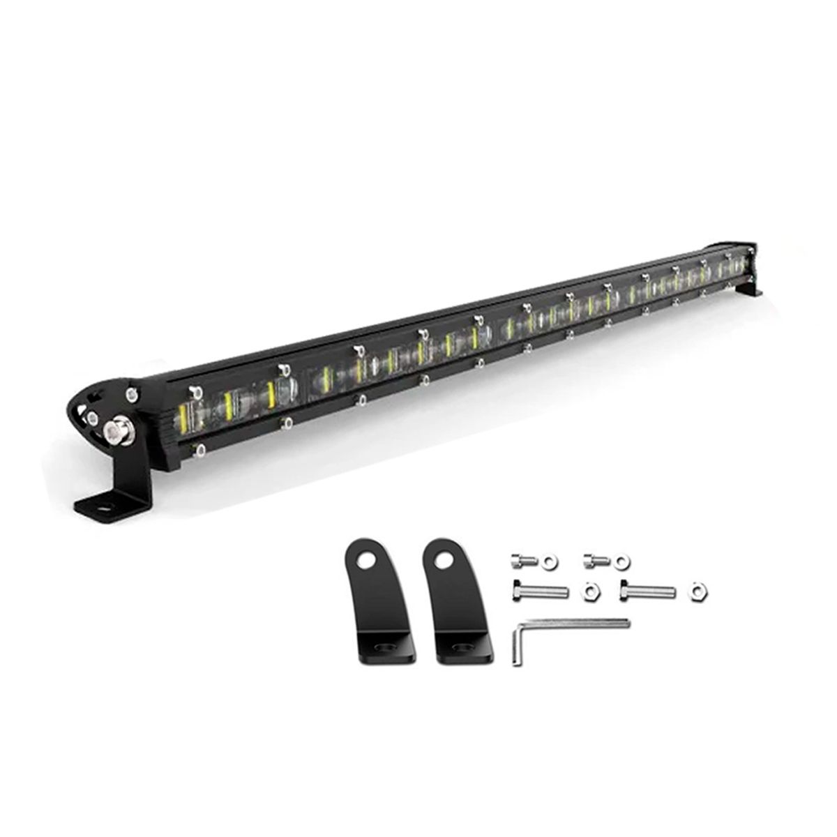 NAOEVO - Barra Led 6D Serie S9 32inch L Blanca Spot & Flood 180W