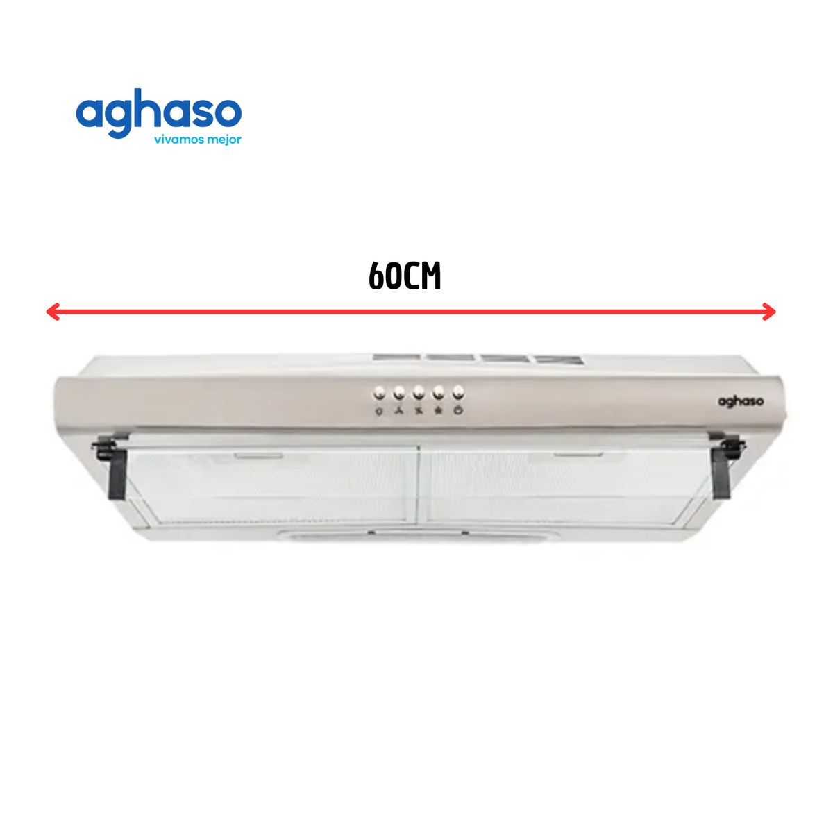 AGHASO - Campana extractora 60CM Aghaso AGH02