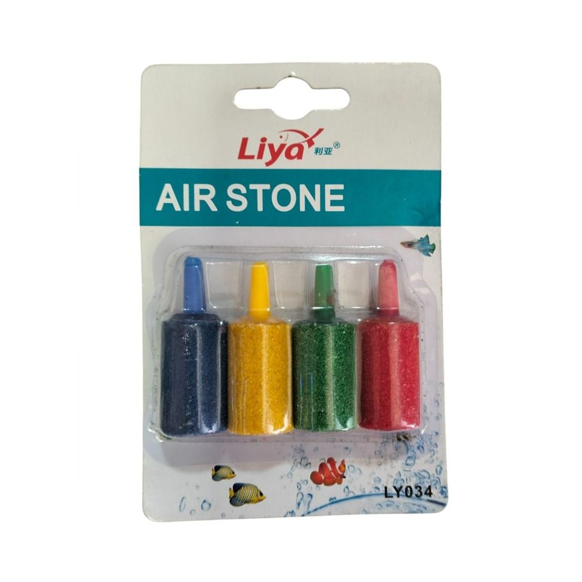 GENERICO - Piedras difusoras oxígeno para peceras y acuarios x 4 unid.