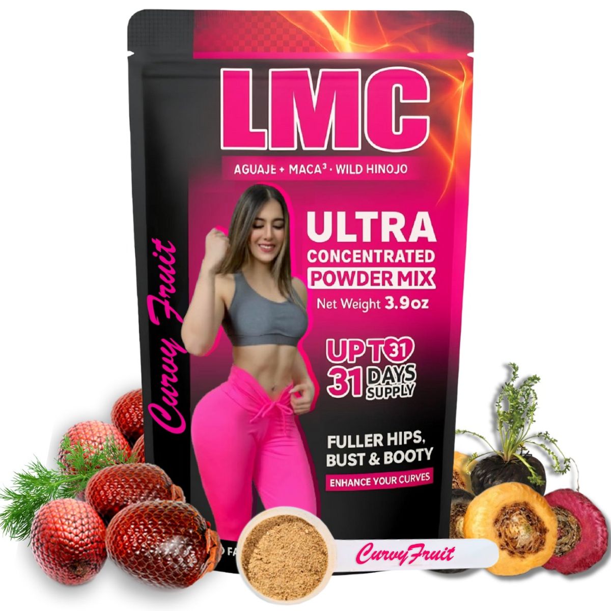 CURVY FRUIT - LMC Ultra Concentrado para aumento de busto gluteos y caderas
