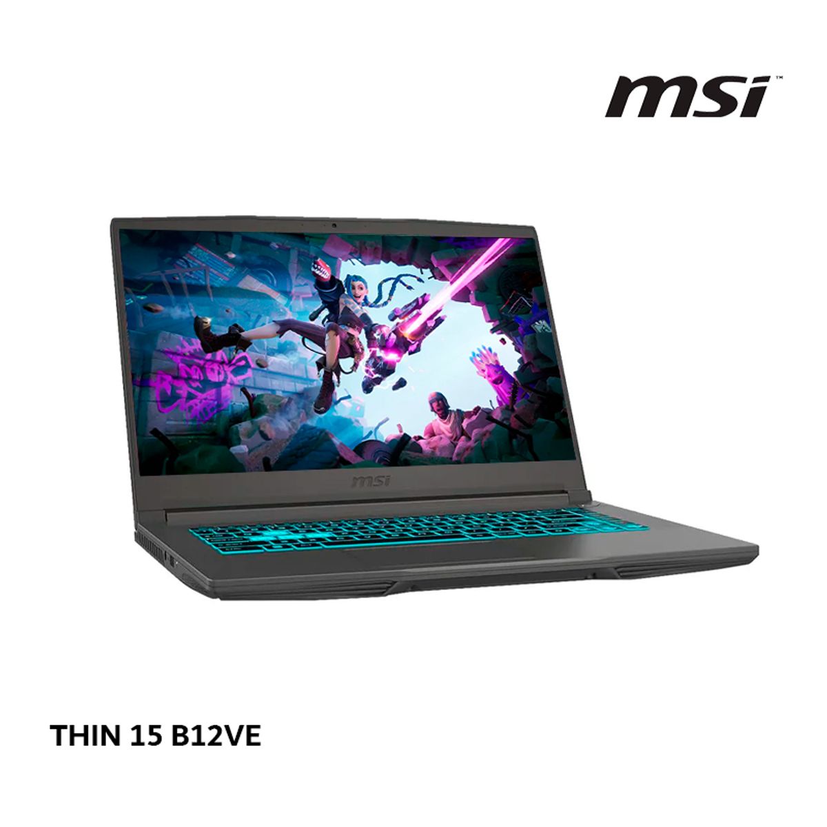 MSI - Laptop MSI Thin 15 B12VE Core i5 12650H,16Gb Ram,512Gb SSD,RTX 4050 6Gb,15.6" FHD, Wind 11 - CSI