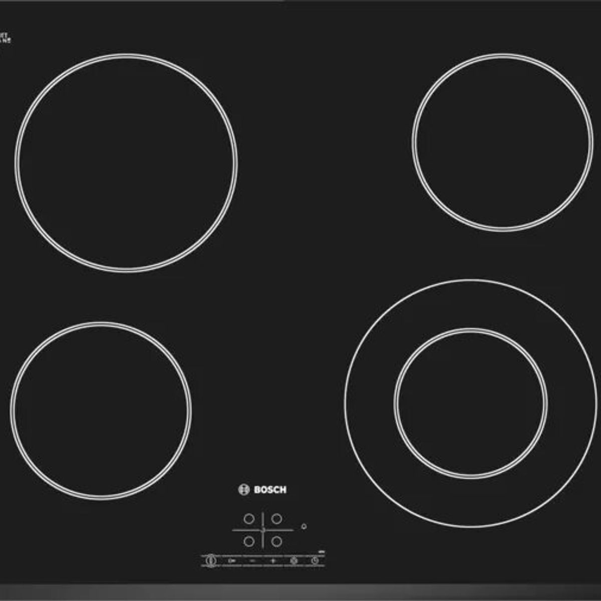 BOSCH - Encimera 4 zonas de cocción vitrocerámica PKF651B17E