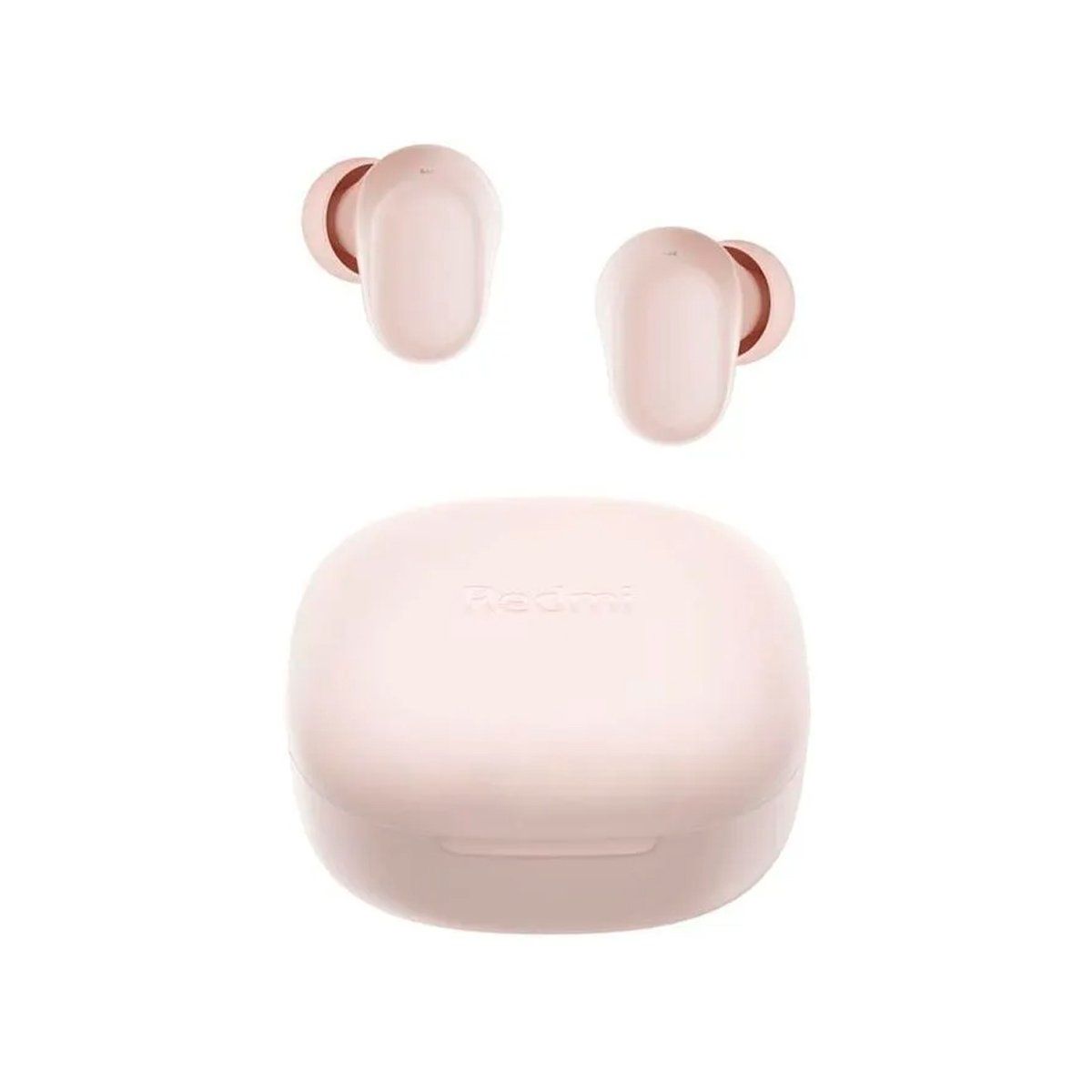 XIAOMI - Audifono Redmi Buds 6 Play Pink + Protector de Silicona Rojo