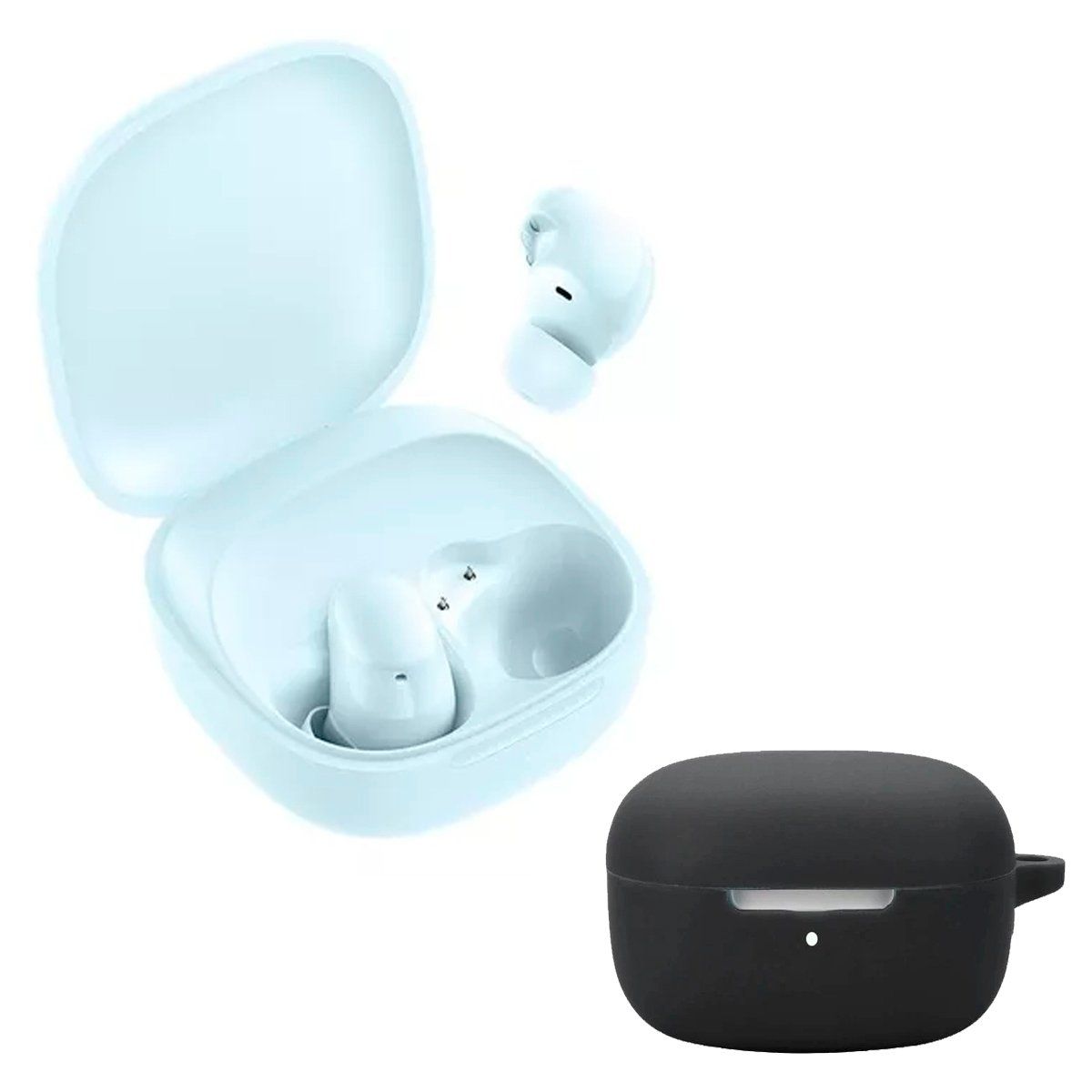 XIAOMI - Audifono Redmi Buds 6 Play Blue + Protector de Silicona Negro