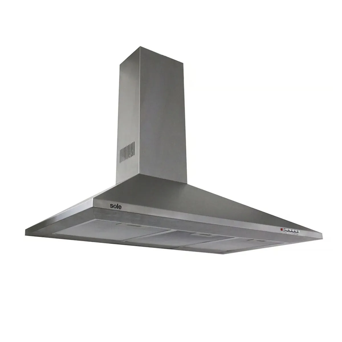 SOLE - Campana Decorativa Prisma 90 Cm En Acero Inox