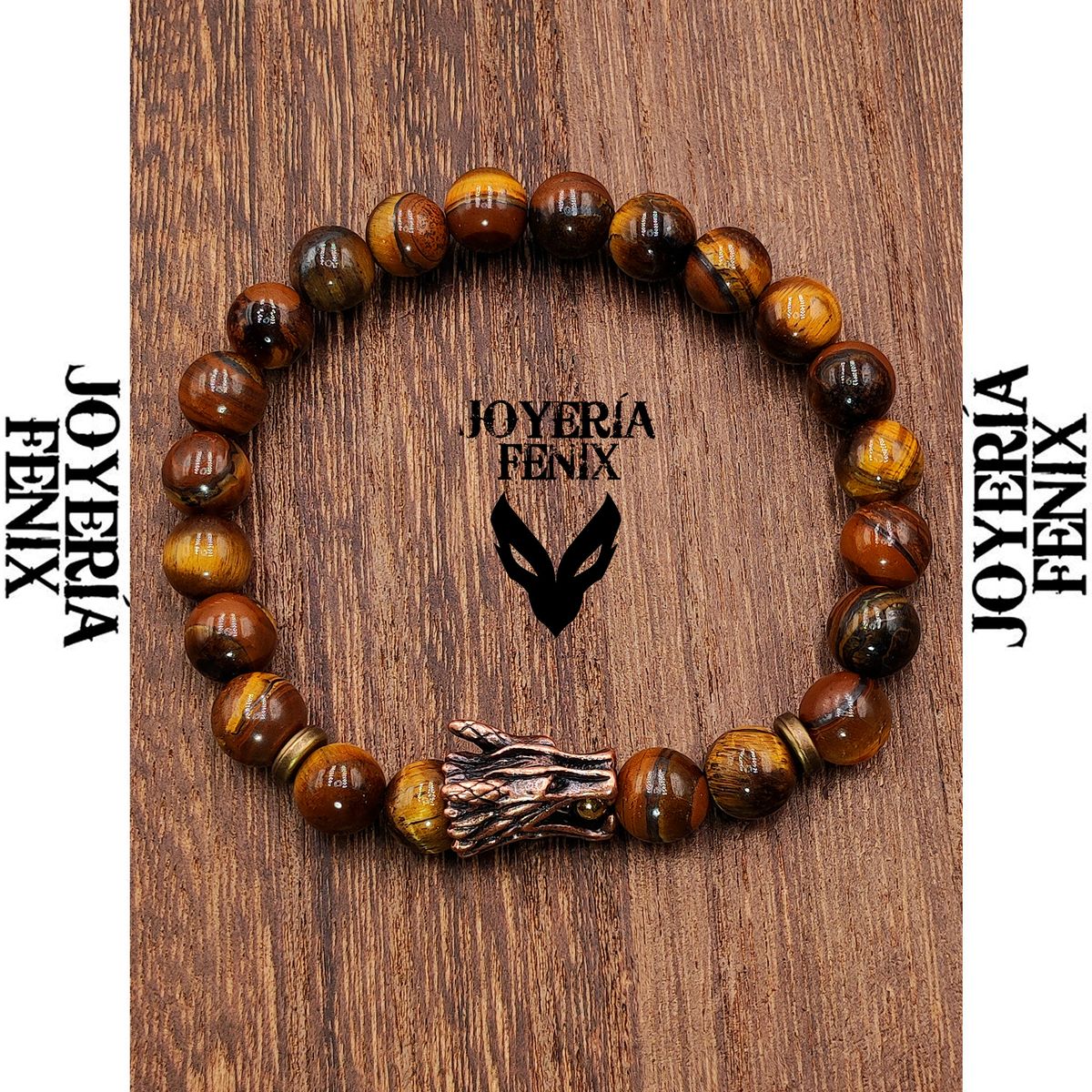 JOYERIA FENIX - Pulsera Piedra Natural Dragón - Joyeria Fenix
