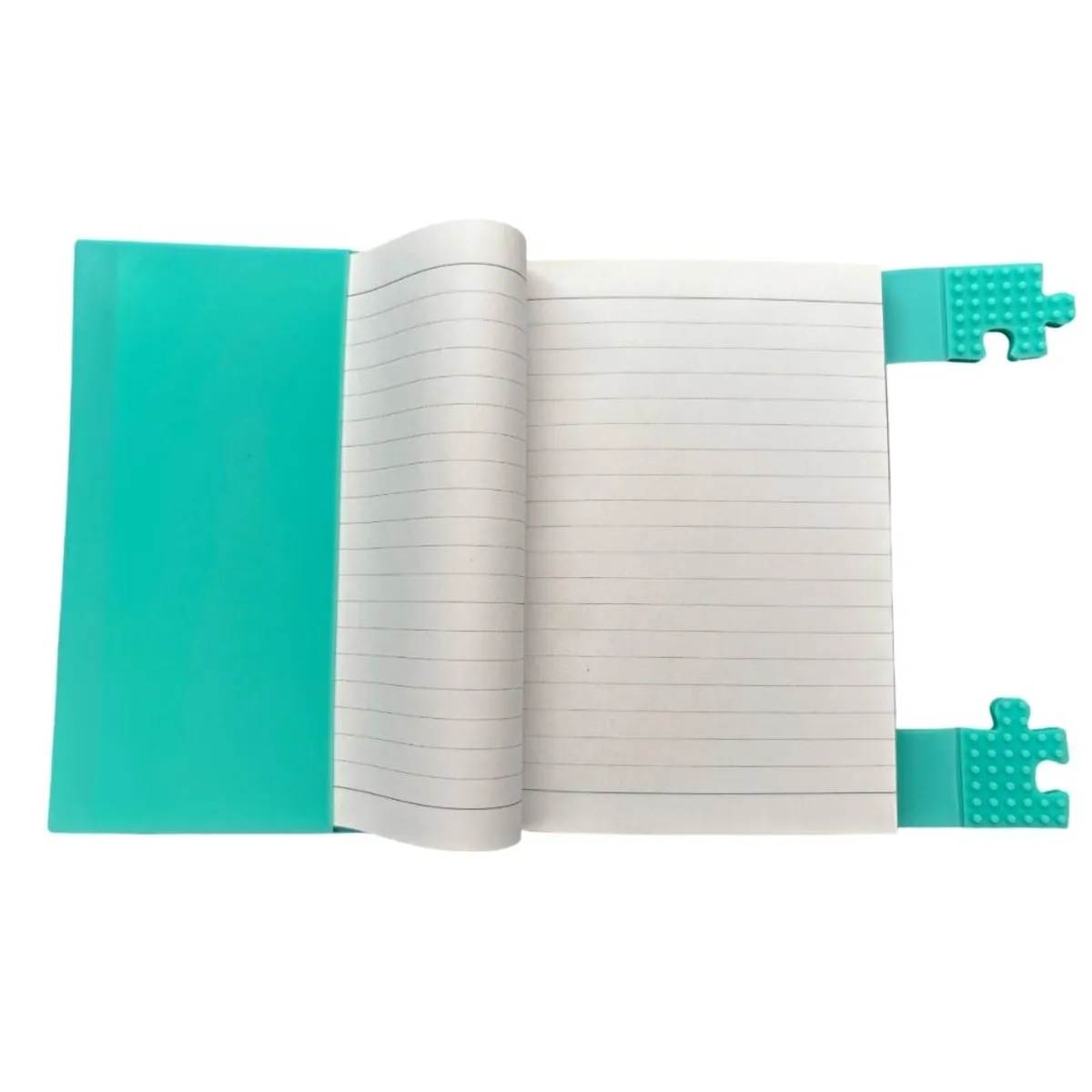 SUPERCUTE - Libreta Puzzle Rompecabezas Turquesa