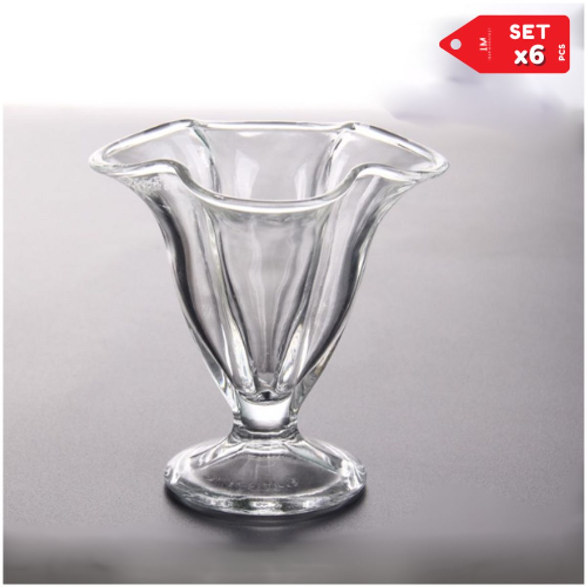 INSPIRA MARKET - Copa Cono para Helado Postre Set x6