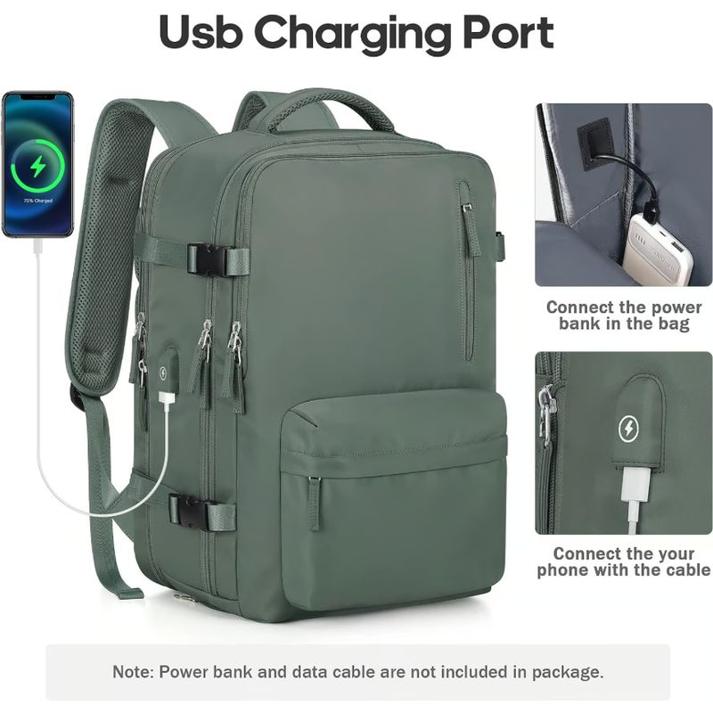 OEM - Mochila de Viaje para Cabina con Bolsillos Organizadores