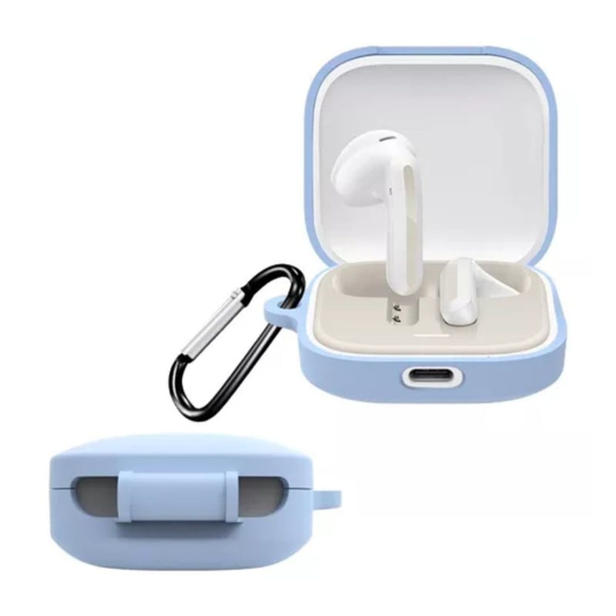 CASE - Funda Silicona Para Audifono Xiaomi Redmi Buds 6 Active - Celeste