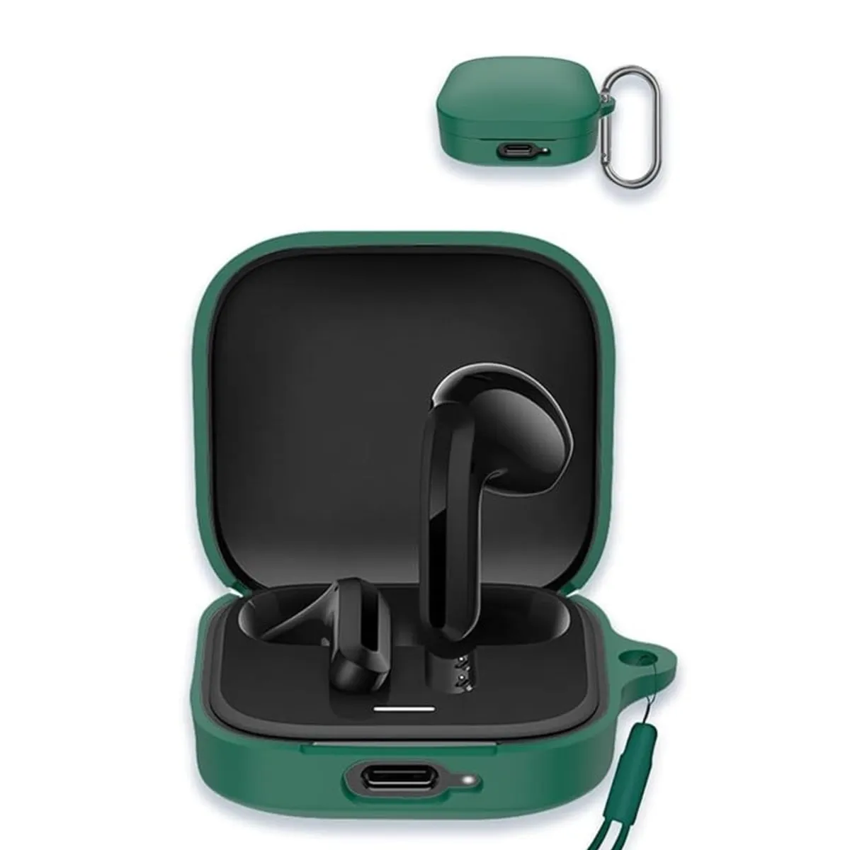 CASE - Funda Silicona Para Audifono Xiaomi Redmi Buds 6 Active - Verde