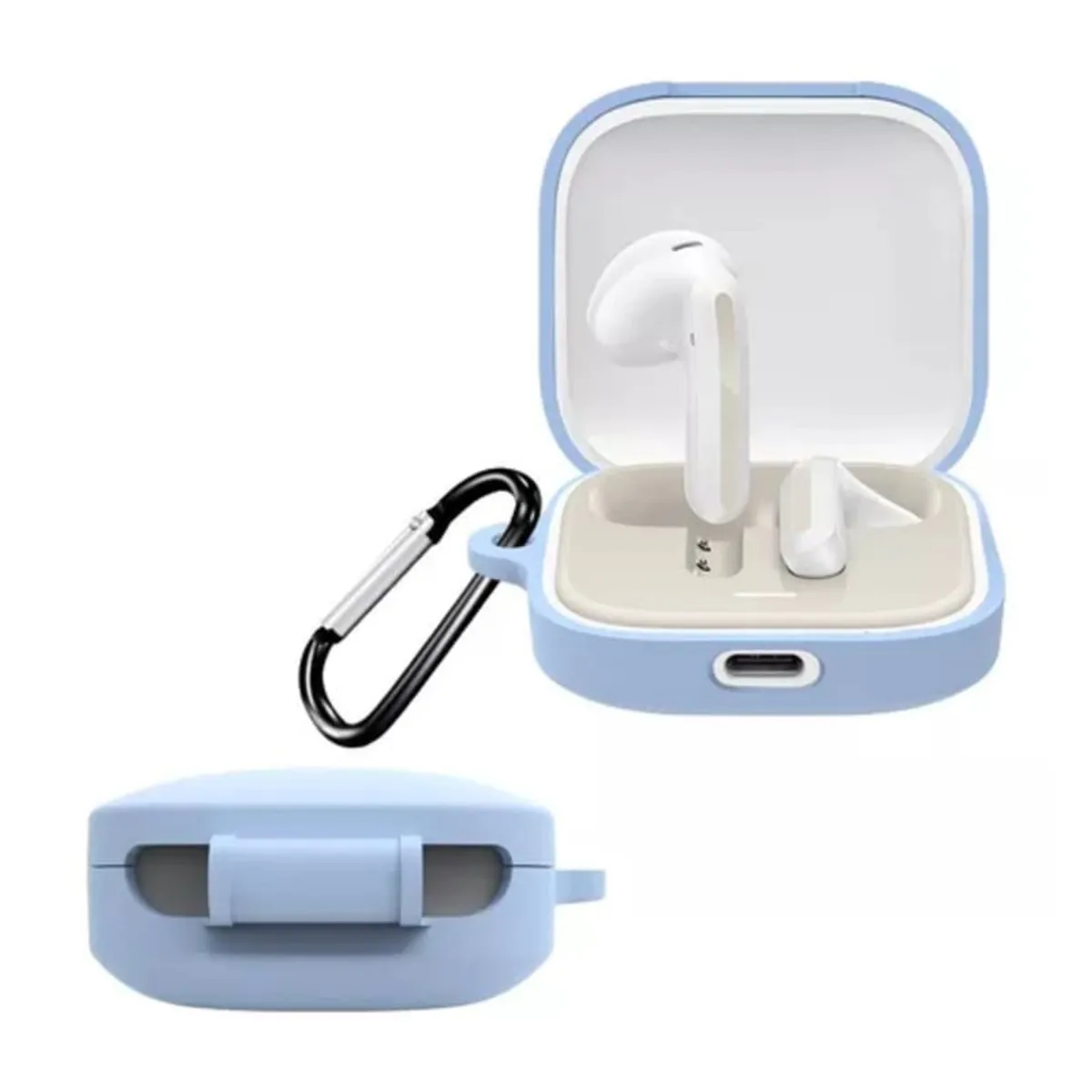 CASE - Funda Silicona Para Audifono Xiaomi Redmi Buds 6 Active - Celeste