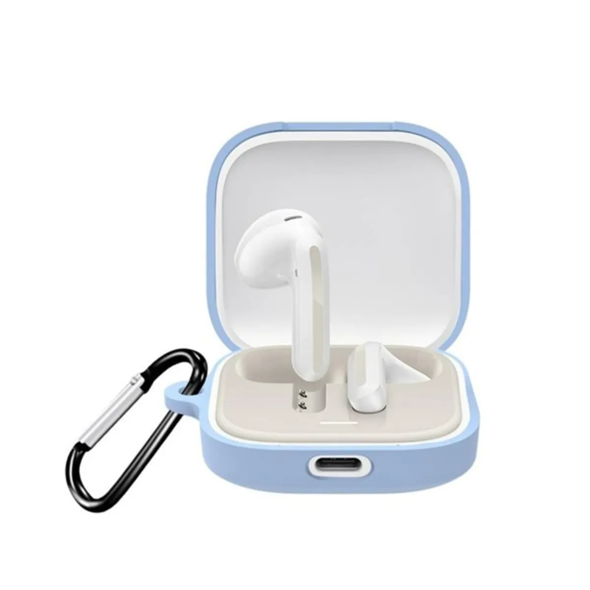 CASE - Funda Silicona Para Audifono Xiaomi Redmi Buds 6 Active - Celeste