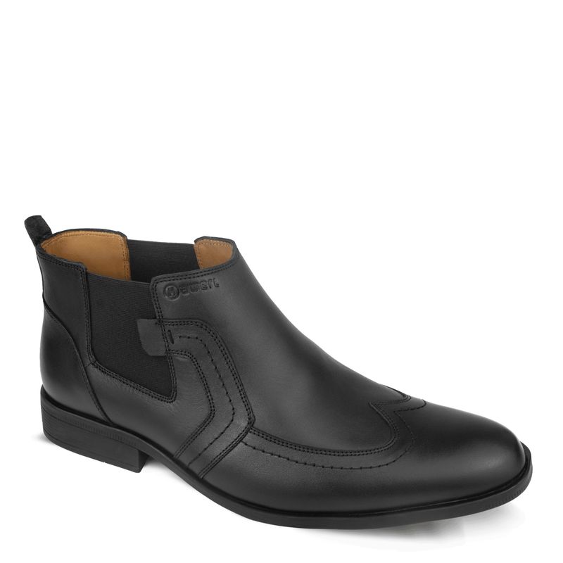 HAWERL - Botín Chelsea de Cuero Hombre Hawerl H635