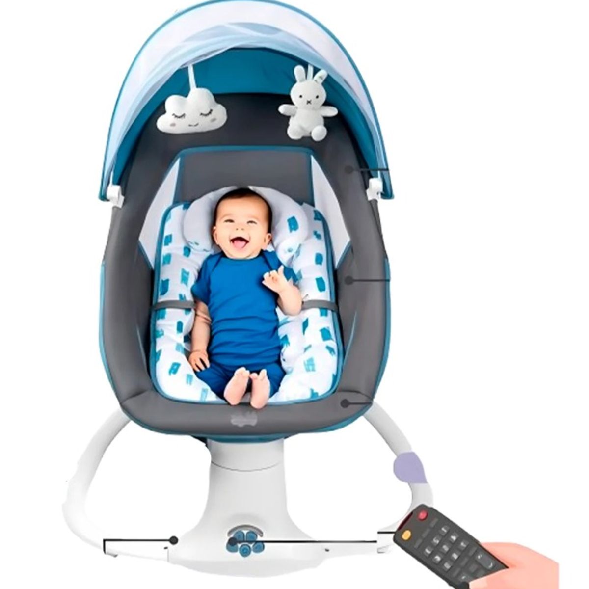 BESTWAY - Mecedora Para Bebe Desde Recien Nacido A 36 Meses (4 en 1)