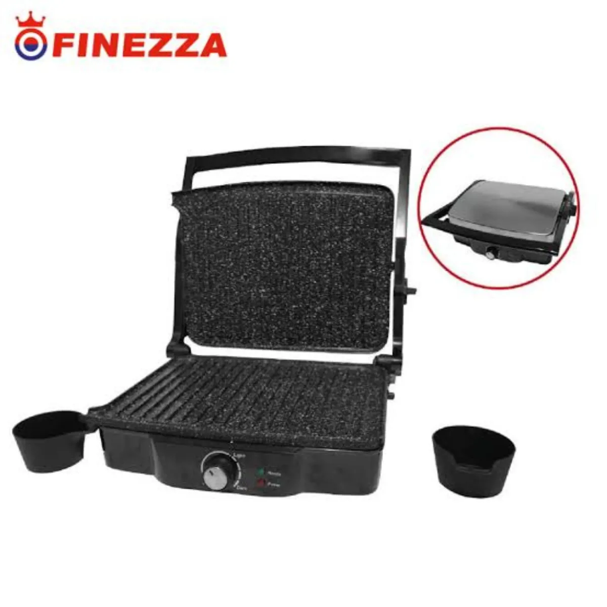 FINEZZA - Parrillera eléctrica finezza ultra granito FZ-802EG
