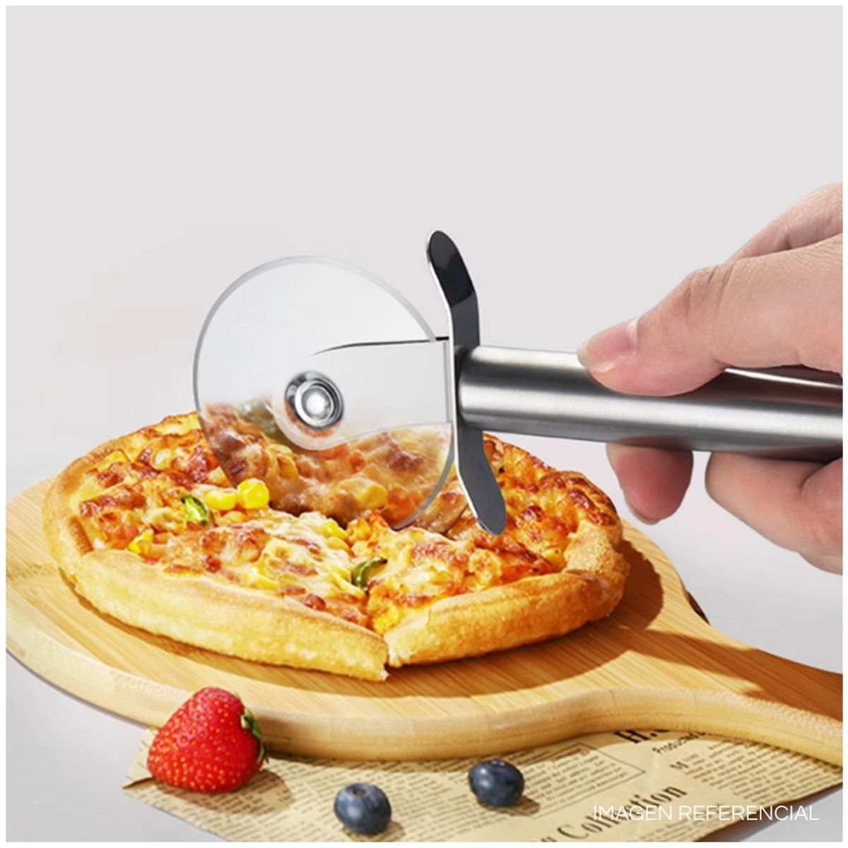 MINARI - Cortador de Pizza de Acero Inoxidable C11