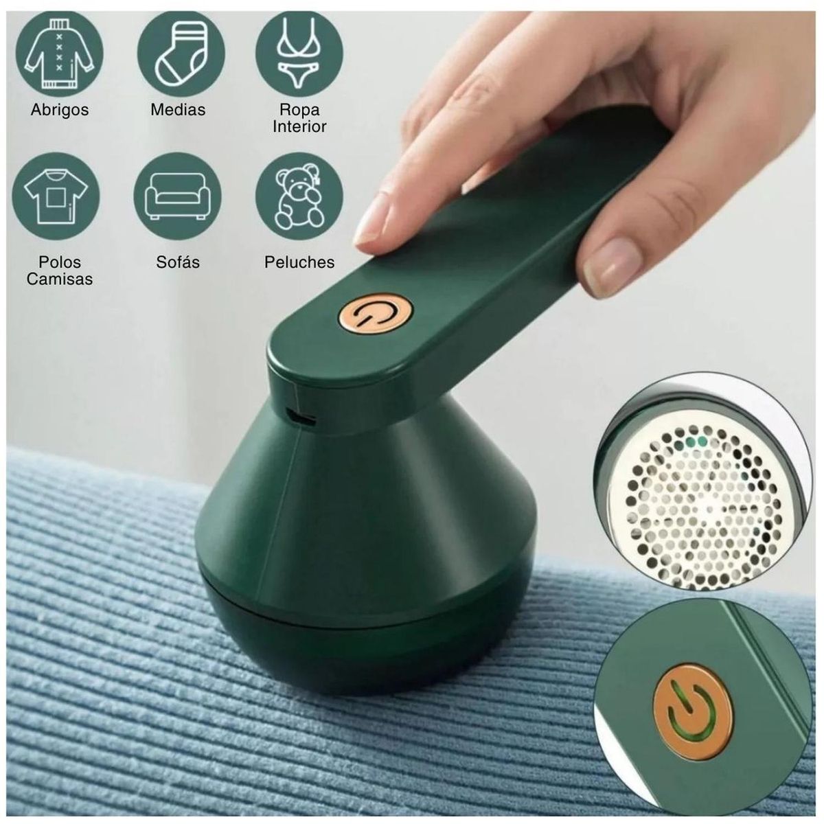 GENERICO - Removedor Eléctrico Quita pelusas Bolitas de Ropa
