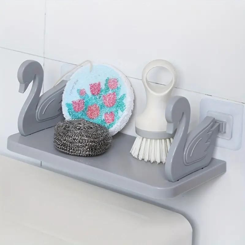MINARI - Estante Repisa Flotante Organizador de Pared Cisne Plomo 371F