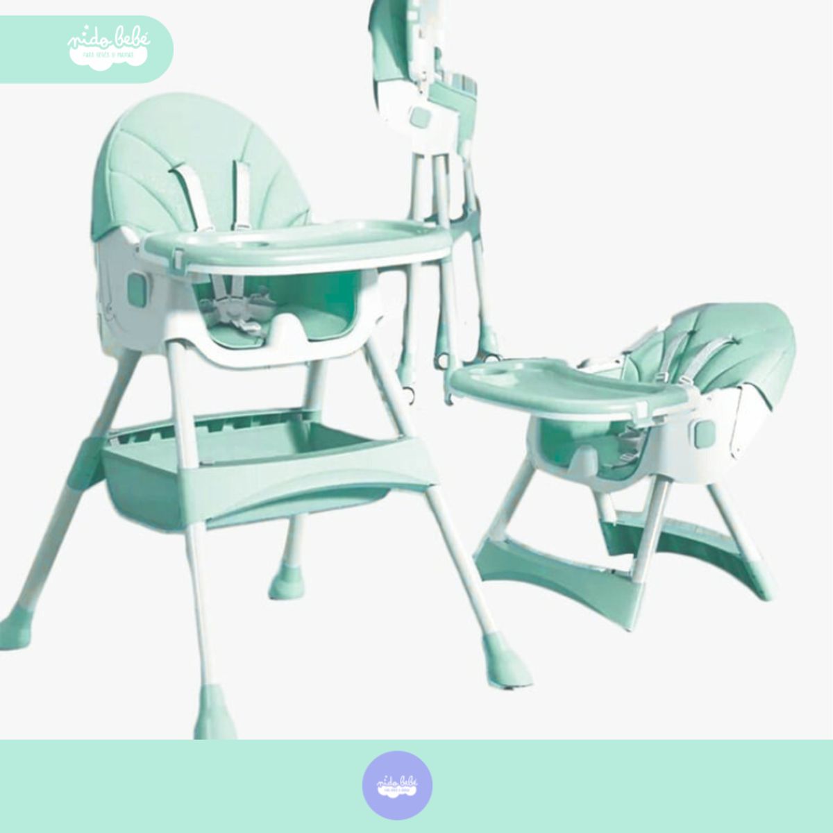 GENERICO - Silla de Comer de bebé modelo Milu Premium verde