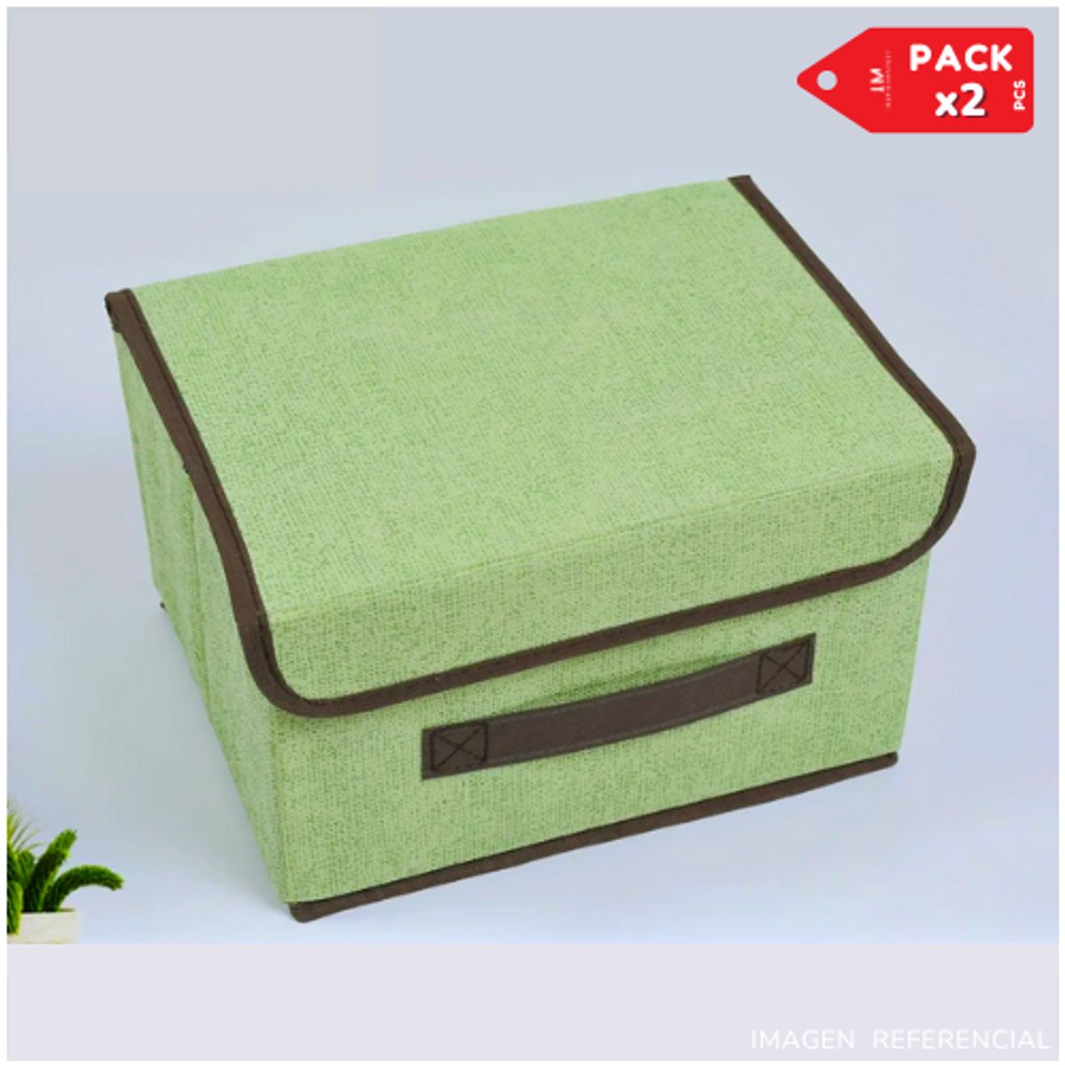 INSPIRA MARKET - Organizador multiusos de ropa caja de almacenamiento PACK X2