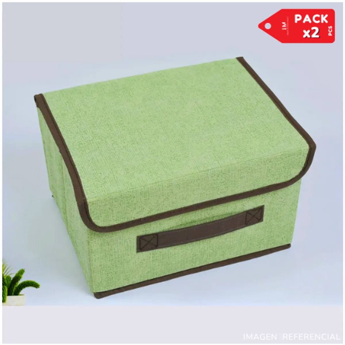 INSPIRA MARKET - Organizador multiusos de ropa caja de almacenamiento PACK X2