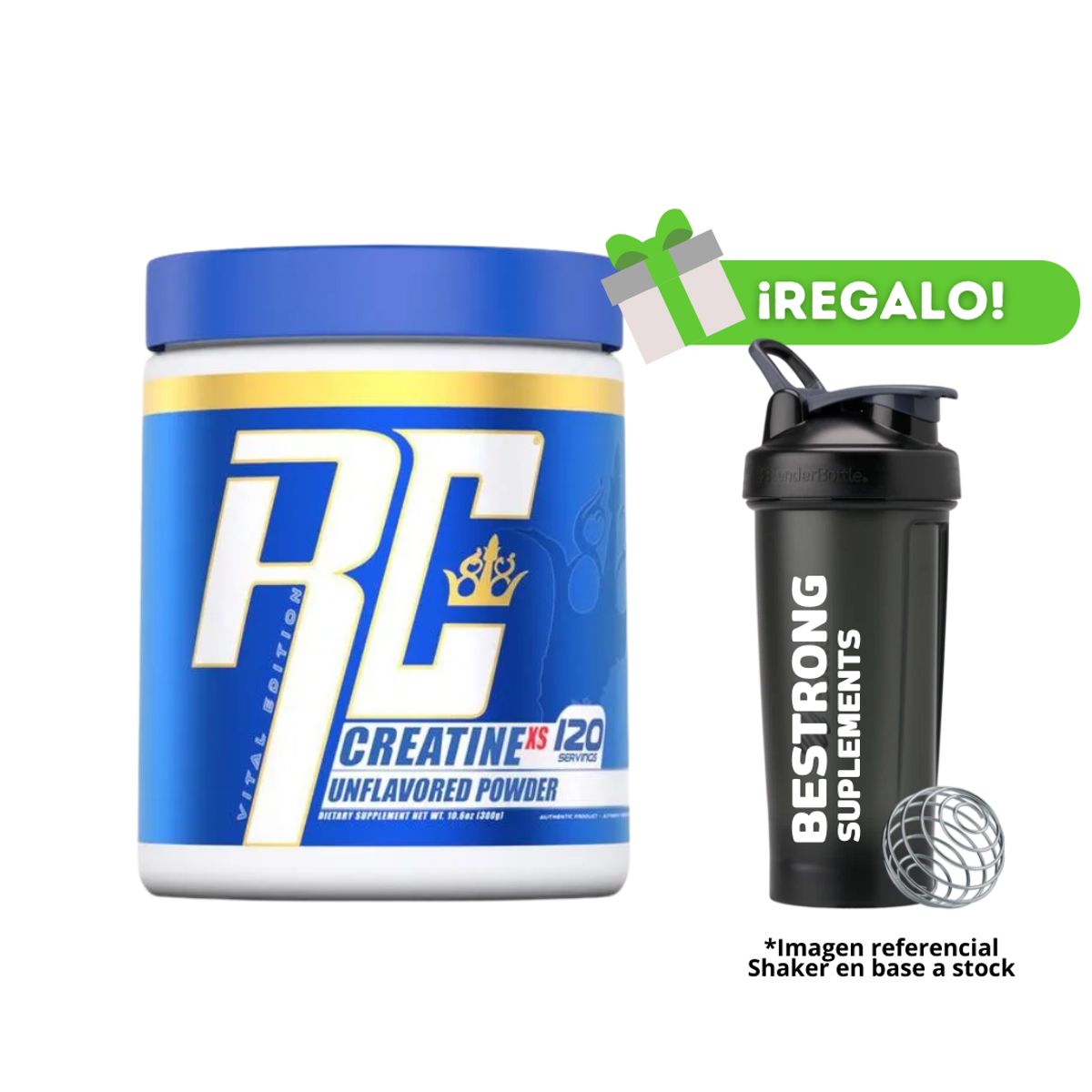 RONNIE COLEMAN - CREATINA RONNIE COLEMAN  300G + SHAKER