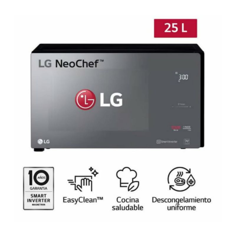 LG - Horno Microondas 25Lt LG SUFFIX MS2596DIR