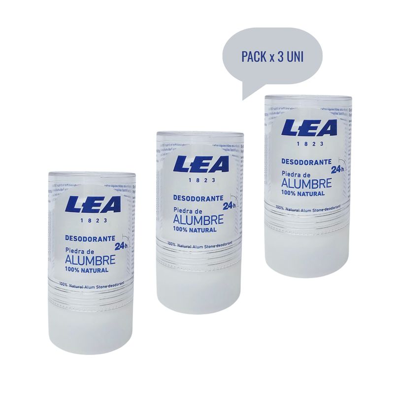 ROHS - Desodorante Piedra de Alumbre 100% Natural x 3uni