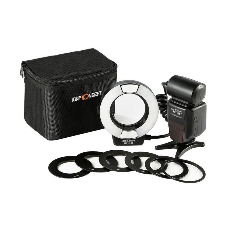 K&F CONCEPT - Flash Macro K&F Concept KF-150 para Nikon KF22005