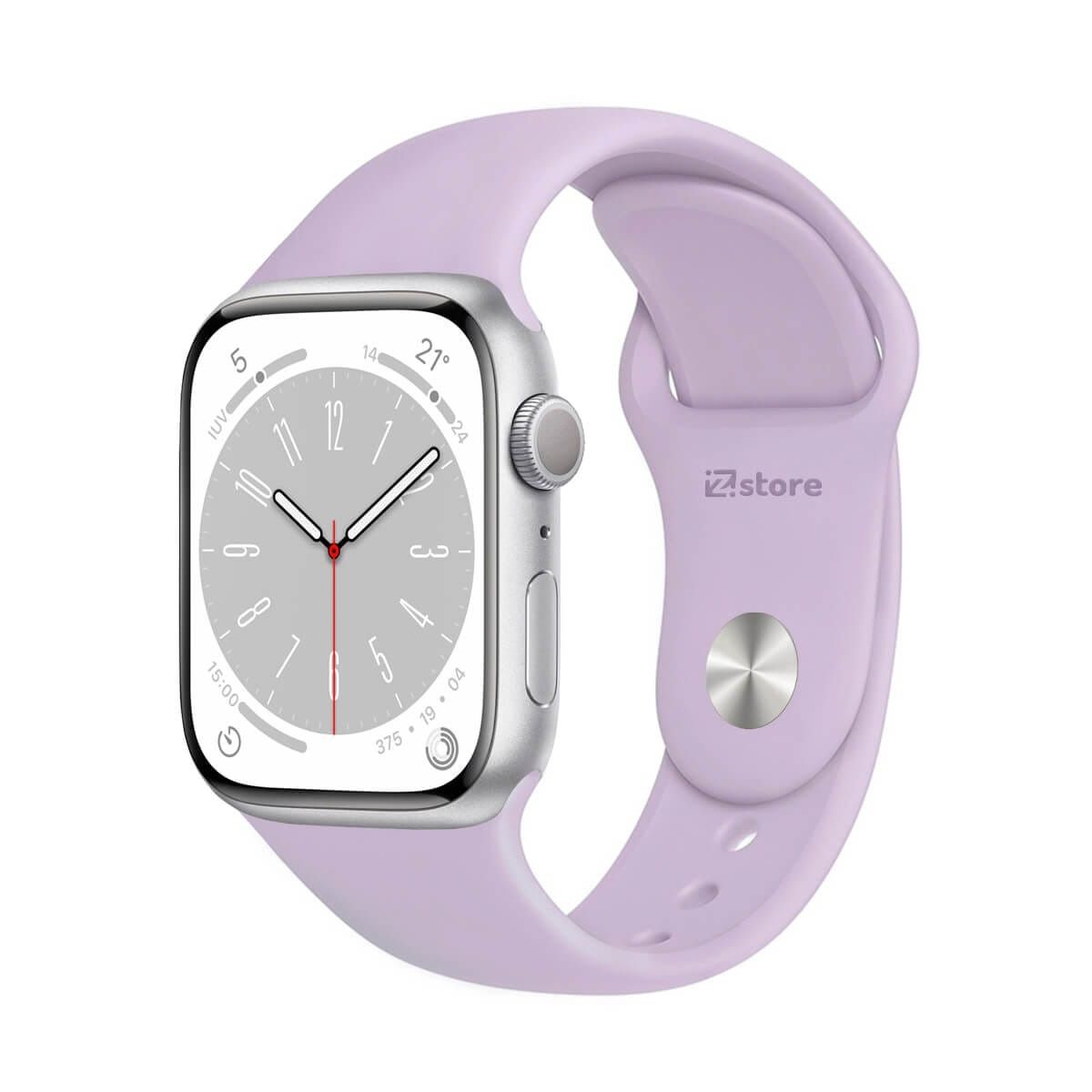 GENERICO - CORREA DE SILICONA PARA WATCH 42-44-45-49 MM LILA